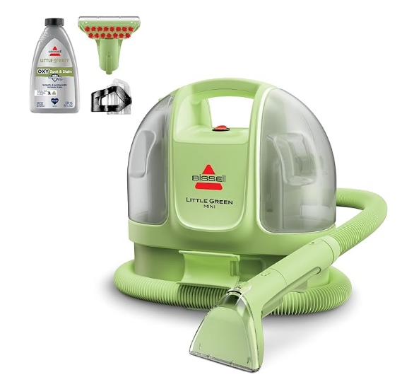 bissell little green mini pottable carpet